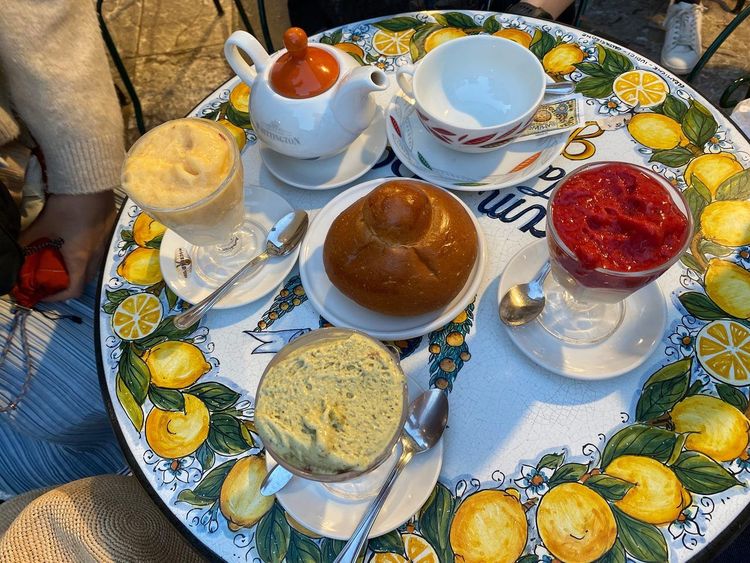 granita sicilienne brioche