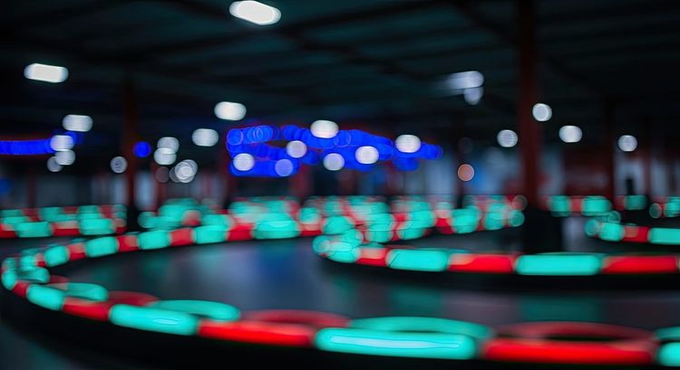 karting électrique intérieur
