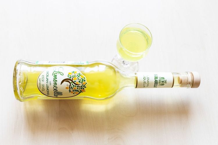 Moscow,,Russia, ,March,20,,2022:,Liqueur,Glass,And,Lying