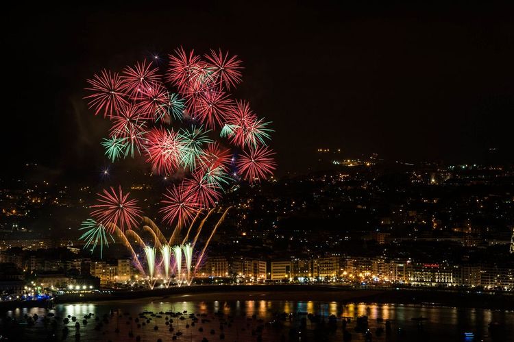 Fireworks,In,San,Sebastian,,Spain