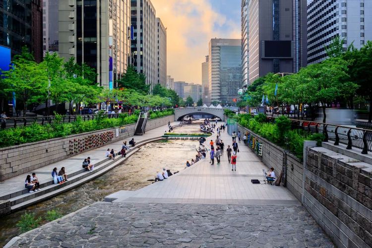 riviere cheonggyecheon