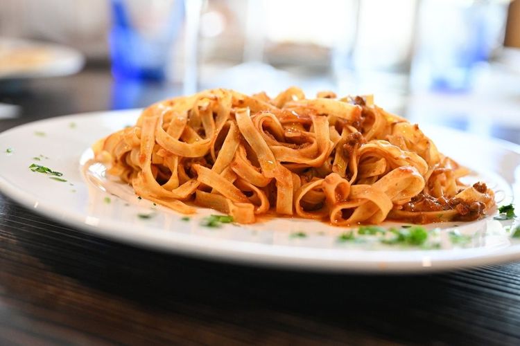 Tagliatelle,Al,Ragu,Di,Cinghiale,Is,A,Typical,Recipe,From