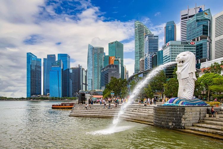 Singapore,14 12 2023,View,Of,The,Skyline,Of,Singapore,With,The