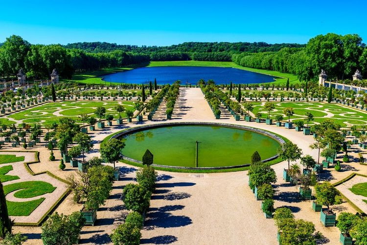 The,Versailles,Orangerie,(parterre,Du,Midi),In,The,Garden,Of