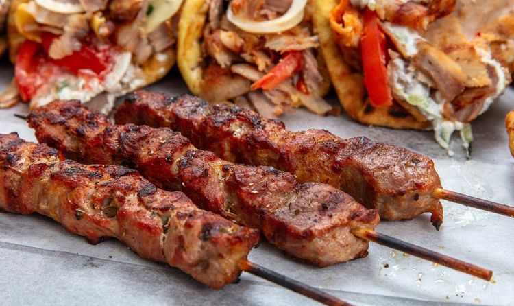 souvlaki pita grec