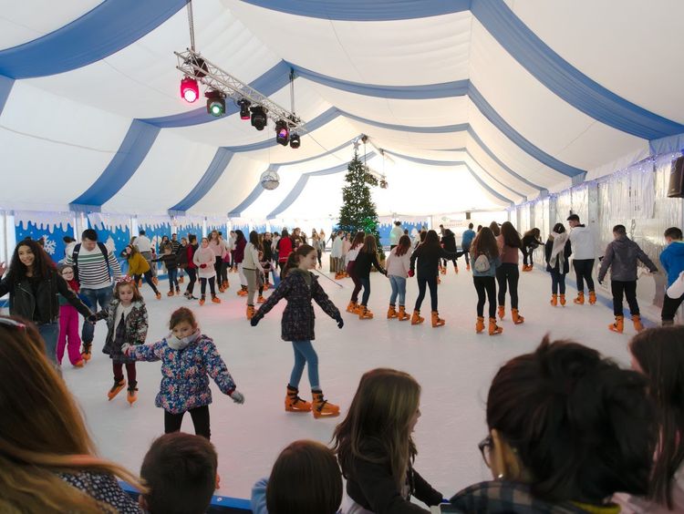Patinoire de Noël Cadix