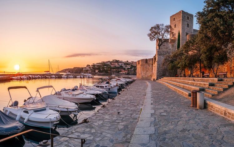 Coucher de soleil Collioure