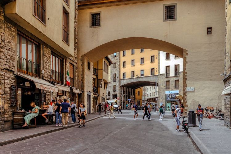Florence piétons rue