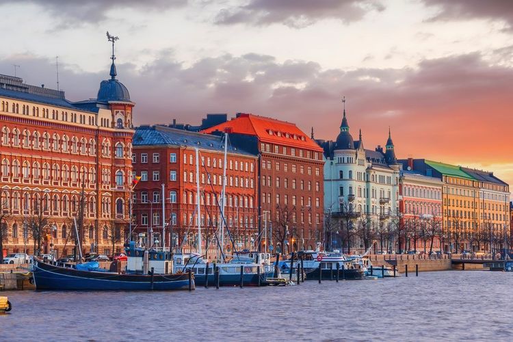 Helsinki skyline