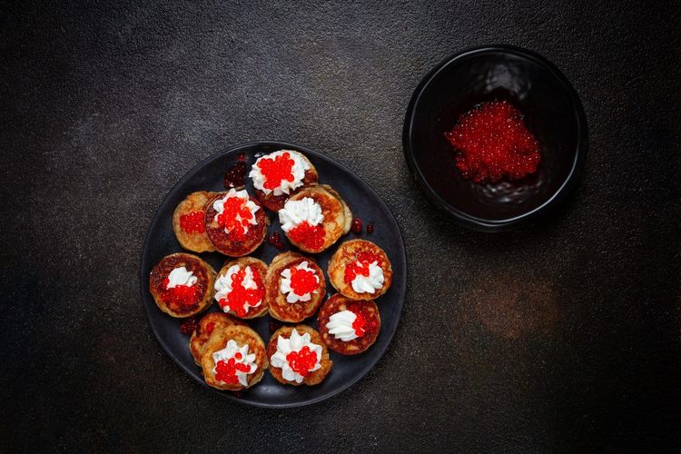 blinis sarrasin crème