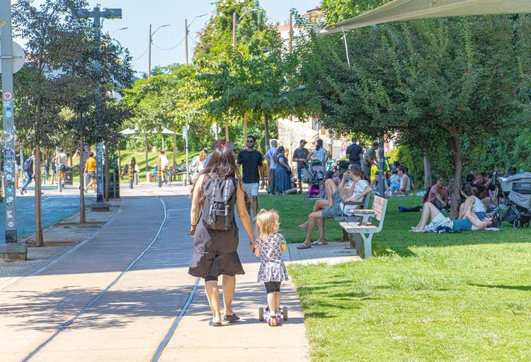 famille vélo centre-ville