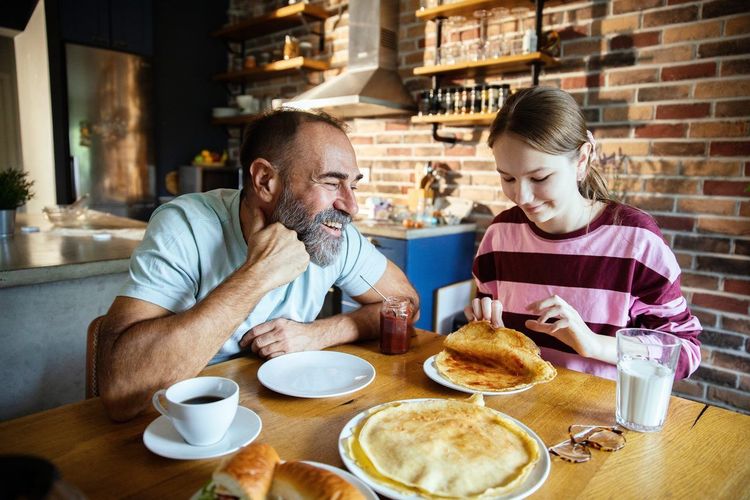 famille café brunch
