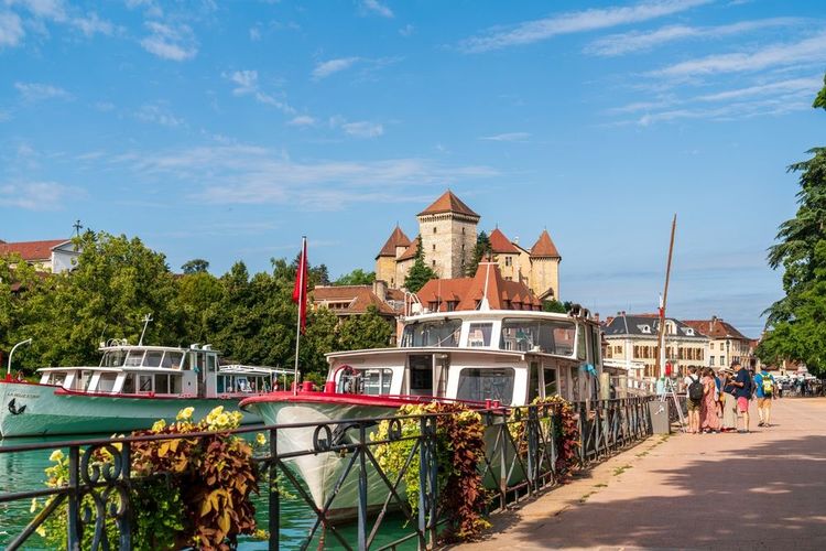 Annecy,,France, ,July,16,,2023:,Pleasure,Ship,At,The