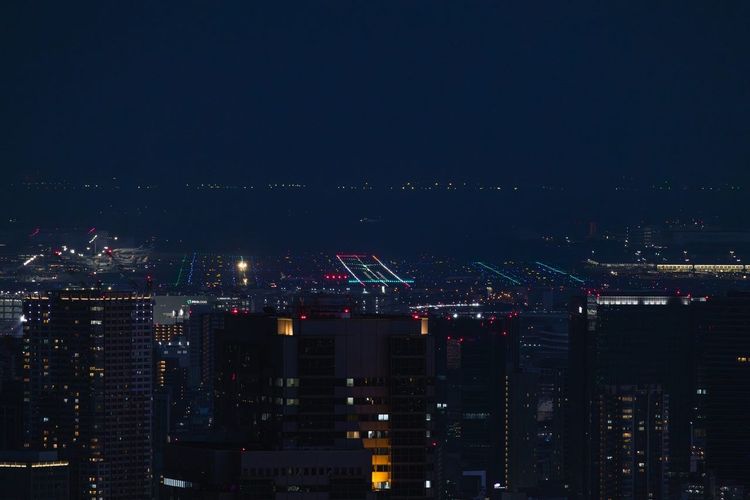 Tokyo aéroport nuit