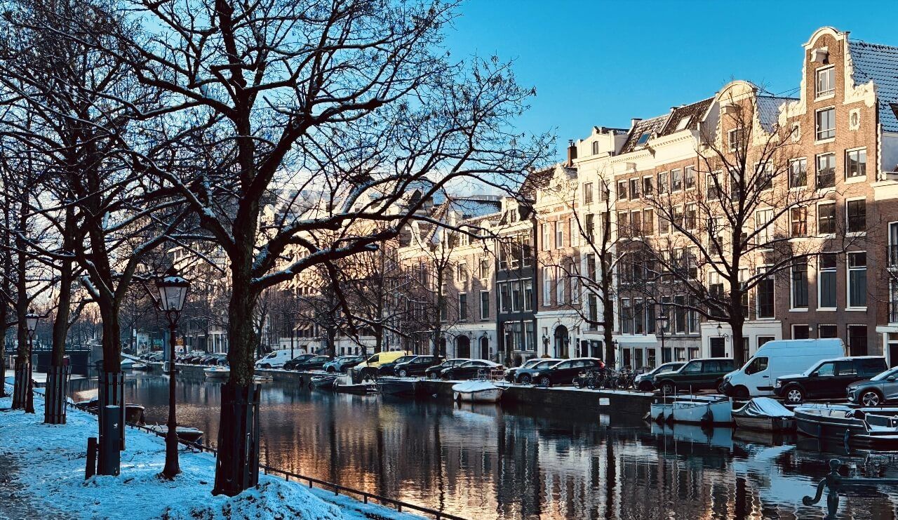 mapa Amsterdam canales