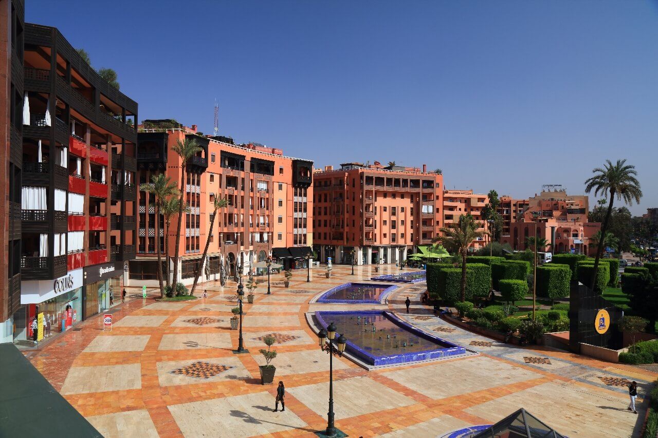 Quartier Gueliz Marrakech