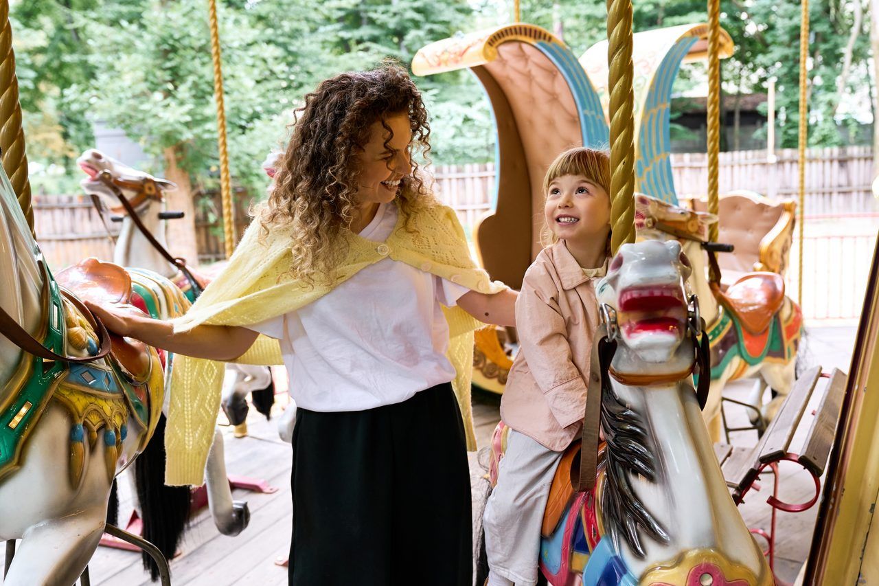 enfants parc d'attractions