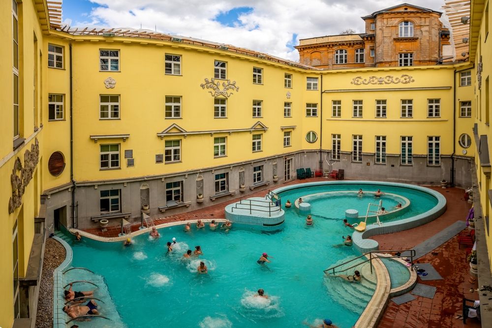 Budapest,,Hungary, ,March,24,,2024:,Lukács,Thermal,Bath,In