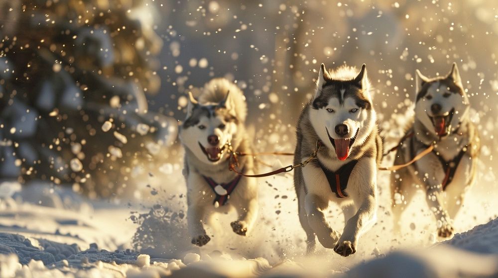 chiens-de-traineaux-vue-de-face