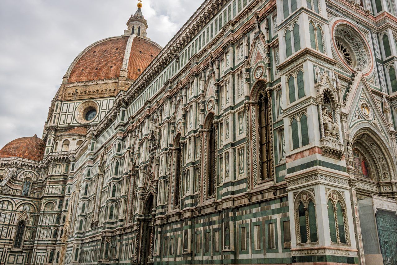 Florence monuments façades