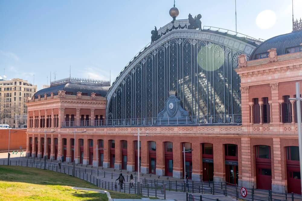 Brick building of Atocha Station