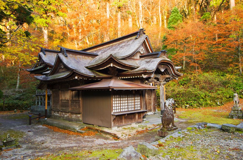 Daisen ji,Temple,Near,Mt.,Daisen,In,Tottori,Prefecture,,Japan.