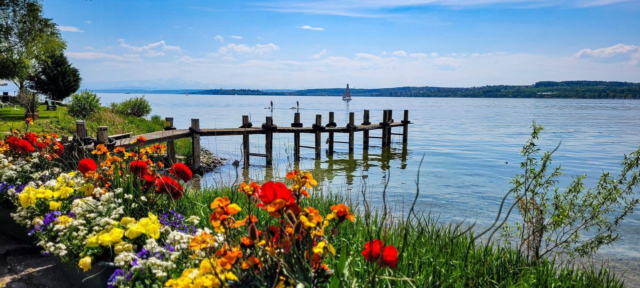 voile paddle lac