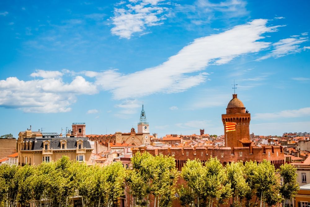 View,Of,The,Castillet,In,City,Of,Perpignan