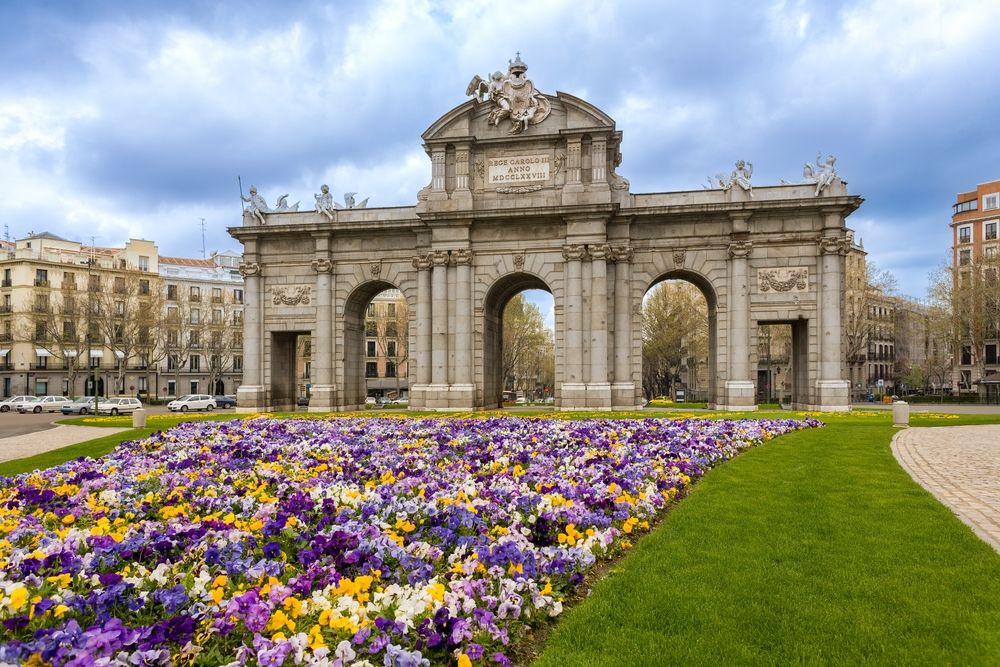 Madrid,,Spain:,View,Of,The,Puerta,De,Alcalá,,A,Neo classical