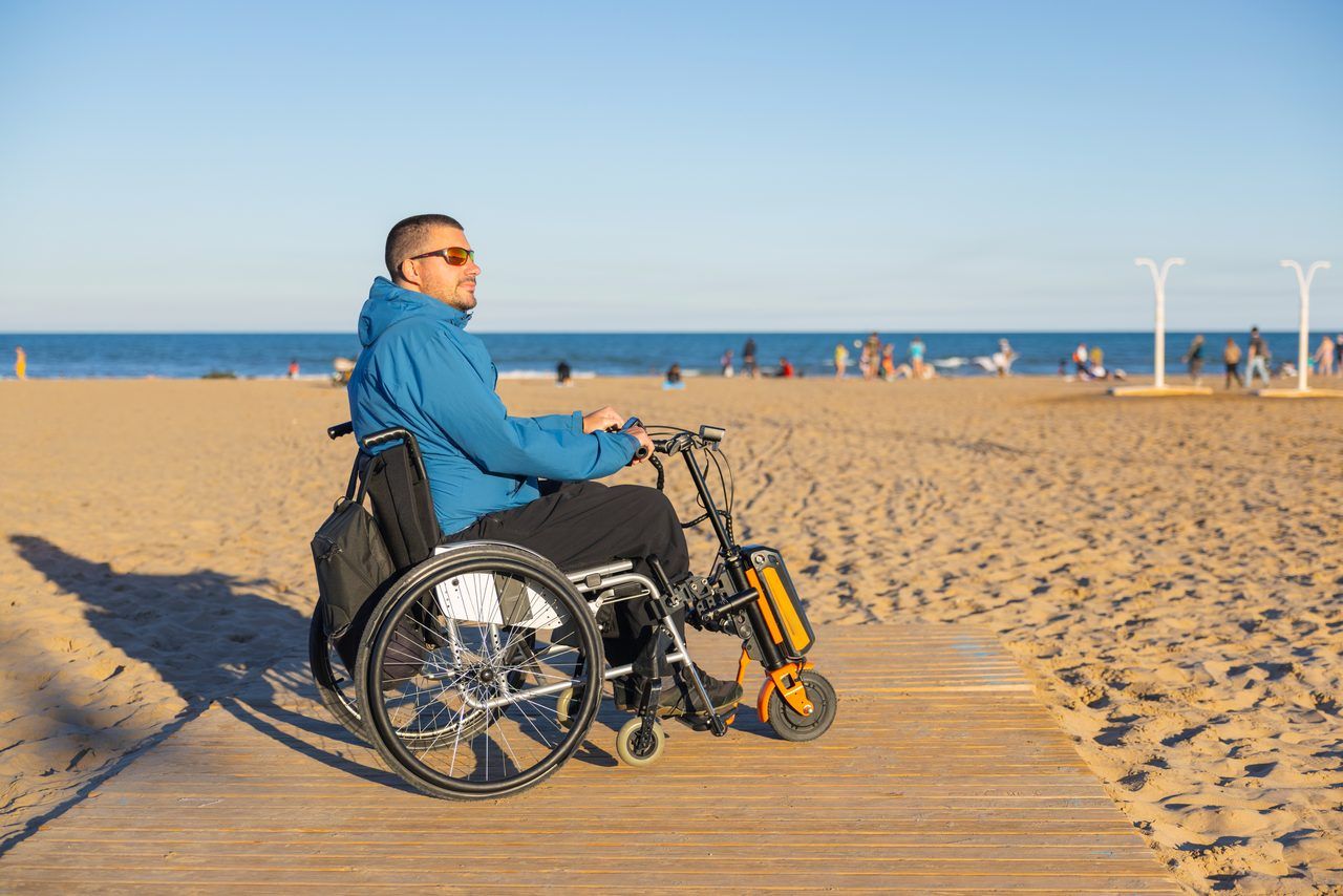 plage accessible fauteuil roulant
