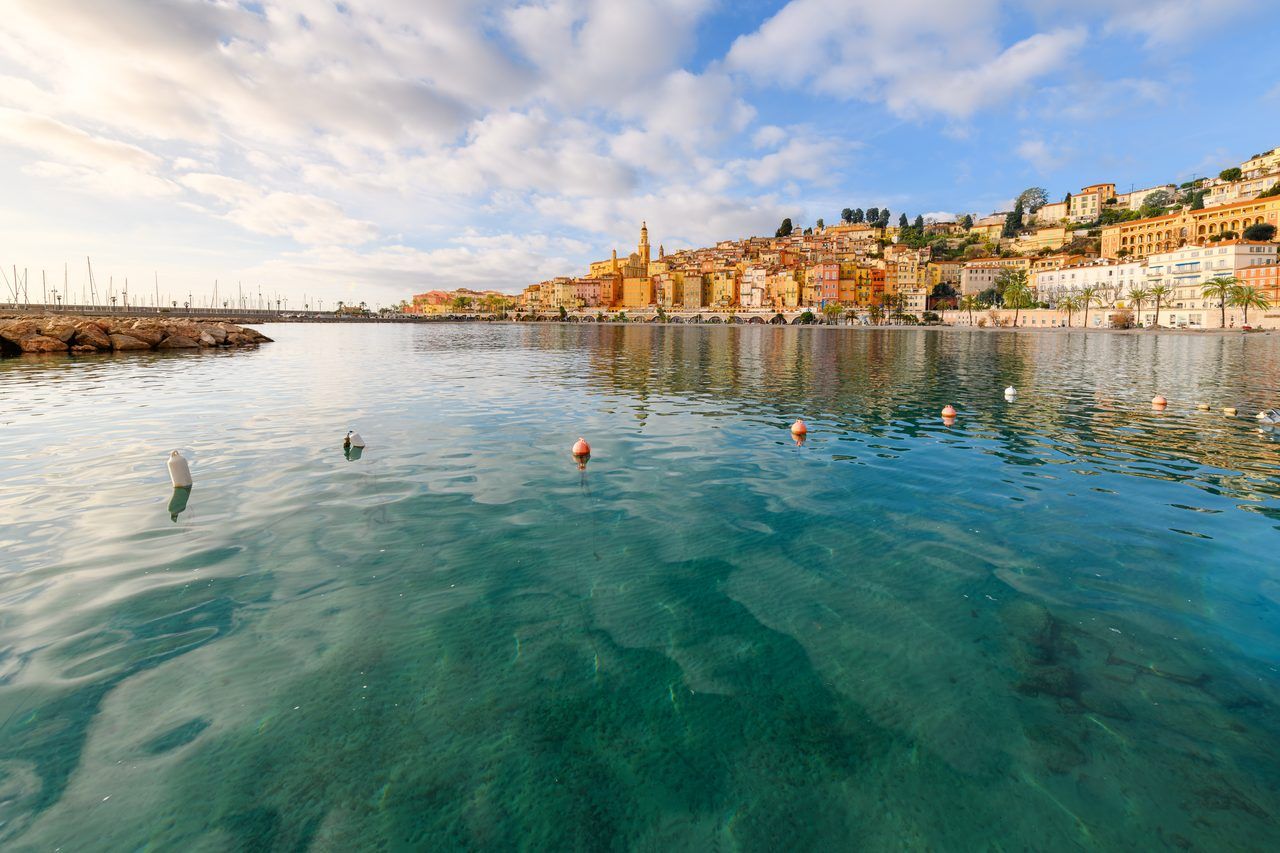 Plage des Sablettes Menton