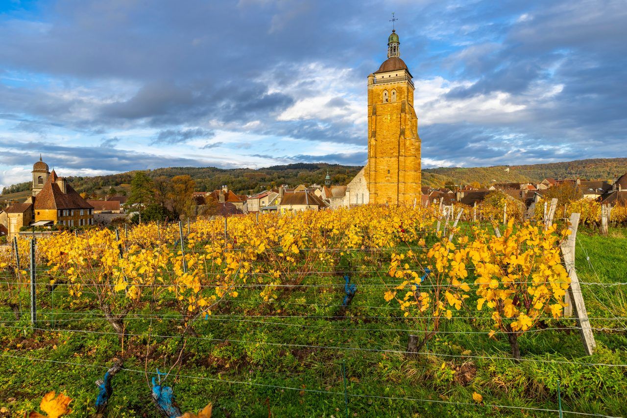 Arbois village Jura