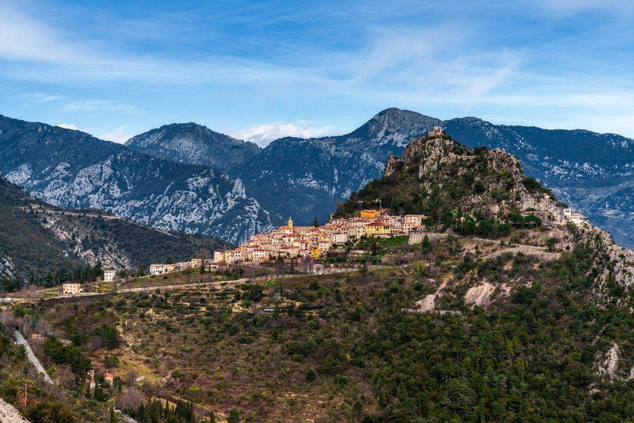 Sainte-Agnès village