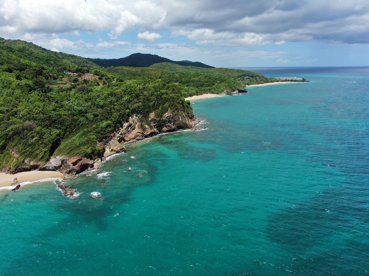 Guadeloupe vue aérienne