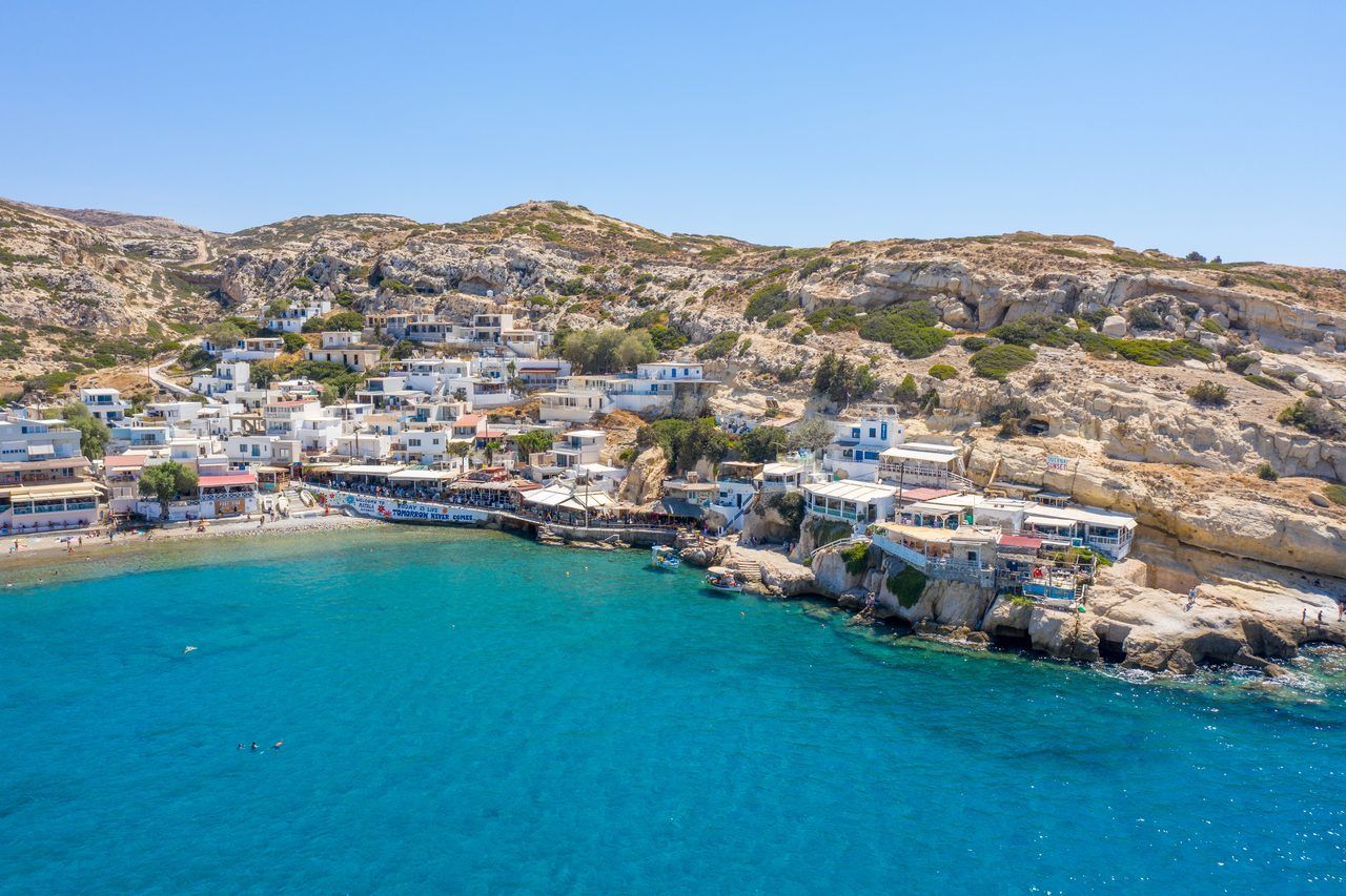 Plage de Matala