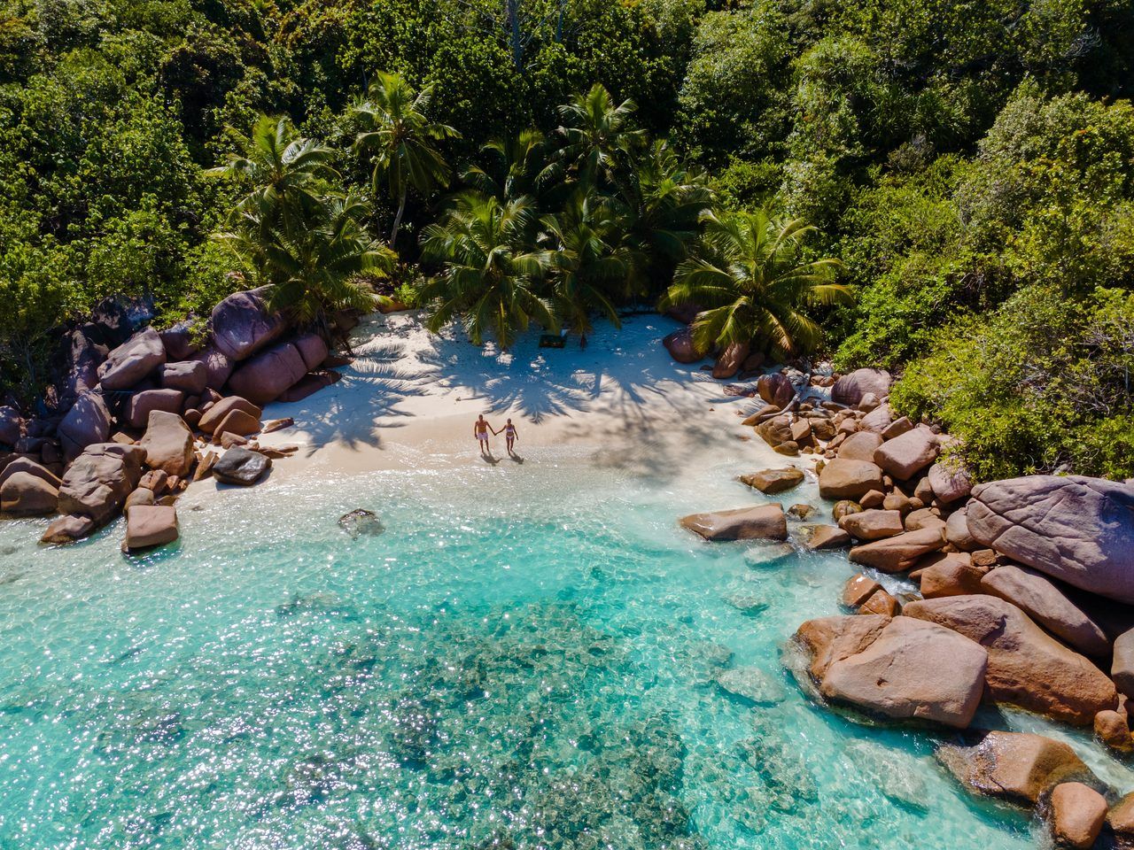 Plage Praslin Seychelles