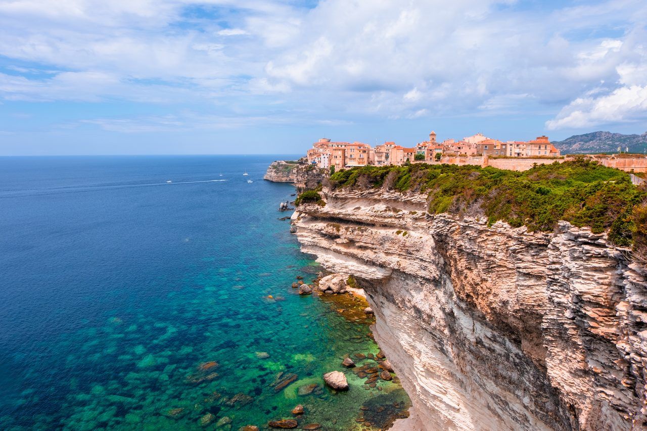 Bonifacio falaises calcaire