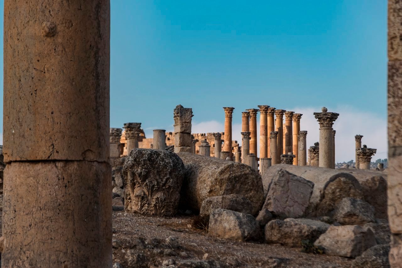 Jerash ruines romaines