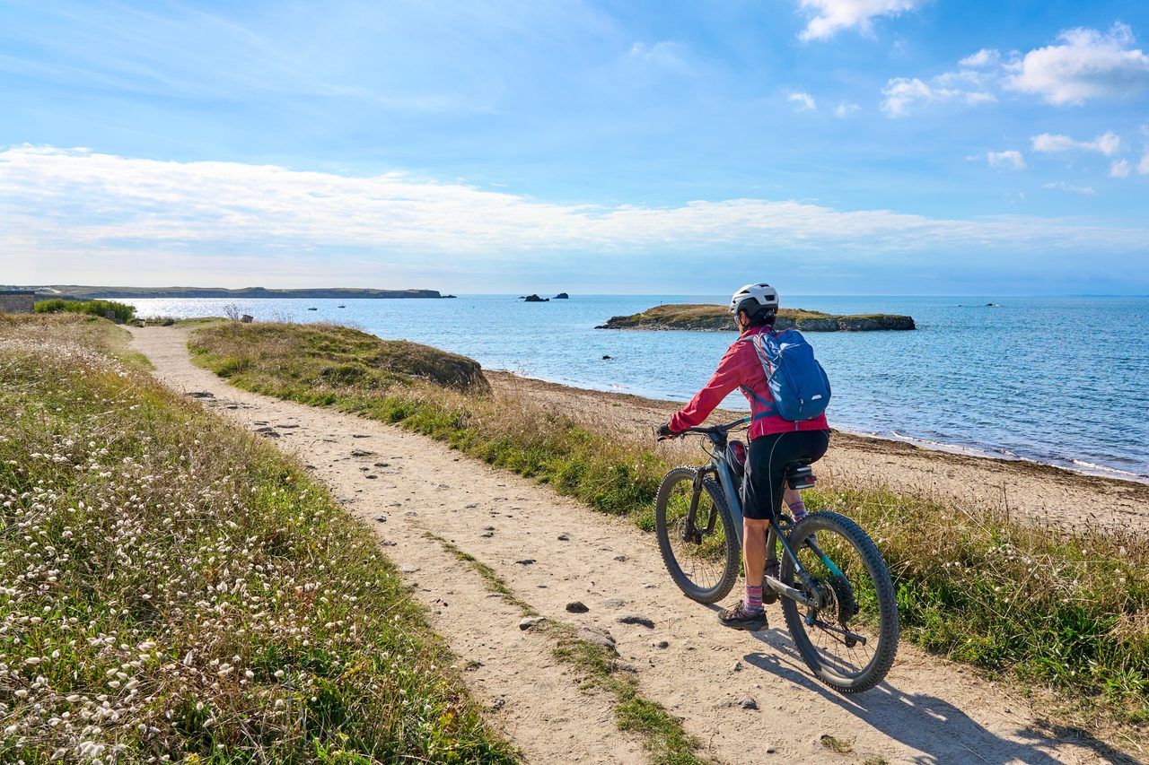 presqu'île à vélo