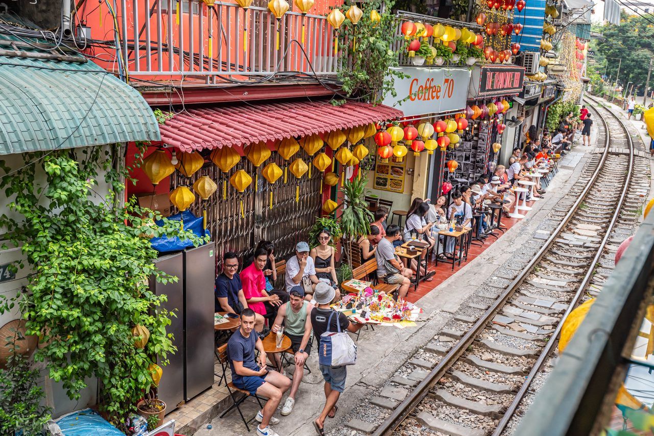 Rue du train Hanoi