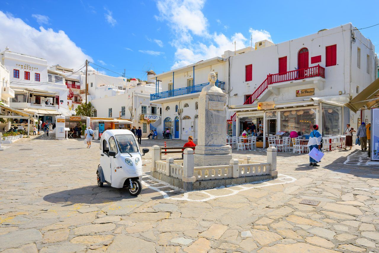 Mykonos scooter vélo