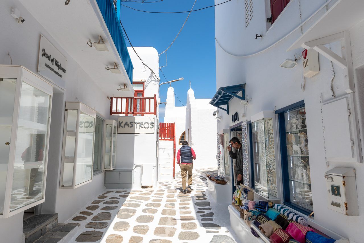 Mykonos shopping artisanat