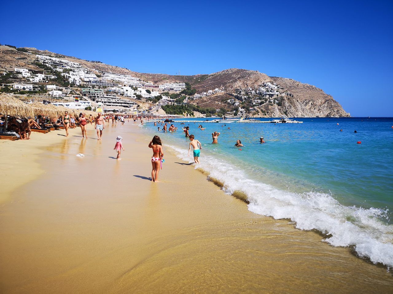 Plage d'Elia Mykonos