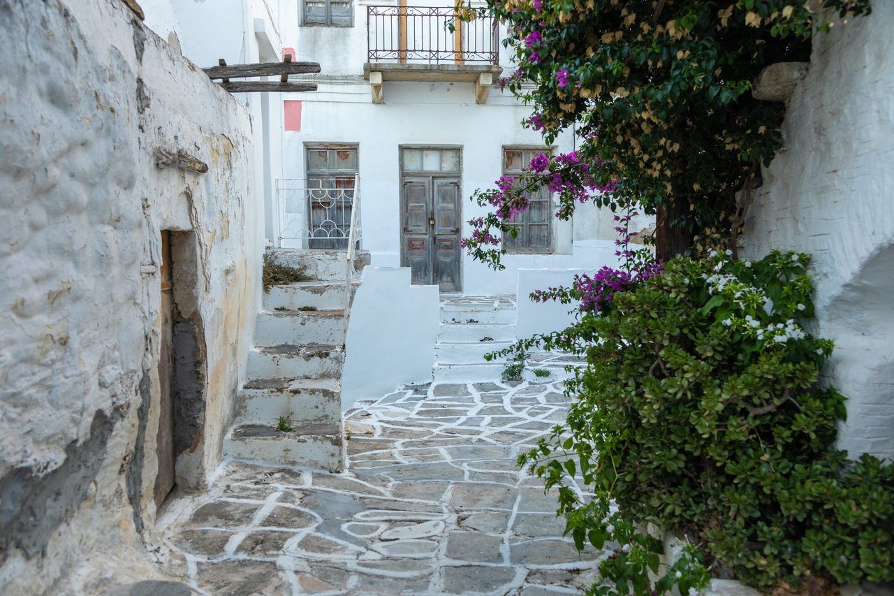 chemin byzantin Lefkès Prodromos