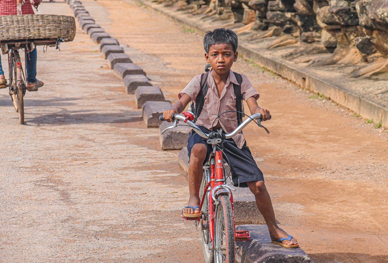 vélo campagne Cambodge