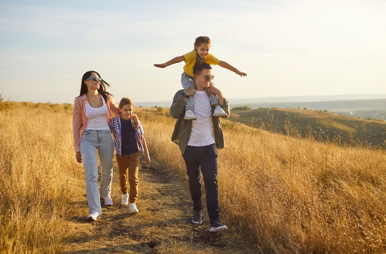 randonnée famille enfants nature