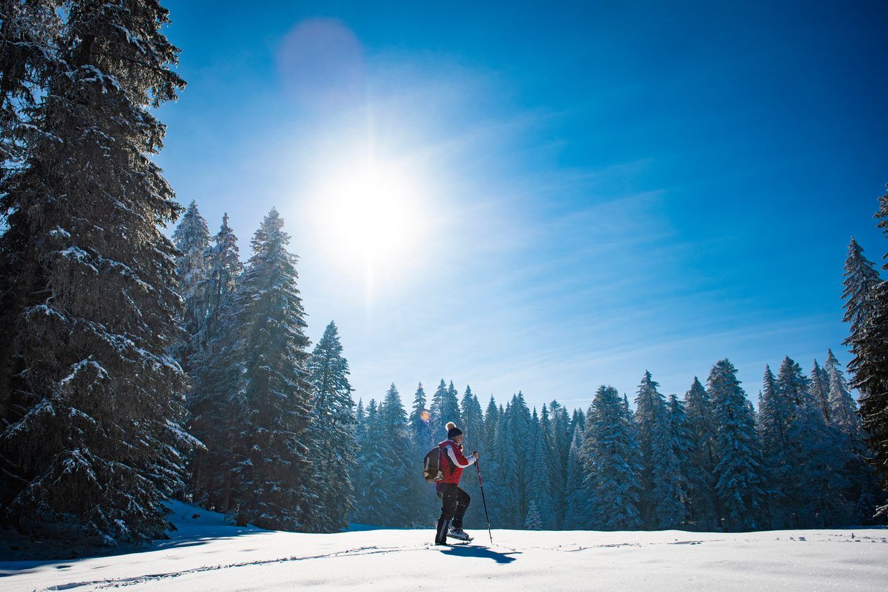 raquettes Haut-Jura hiver