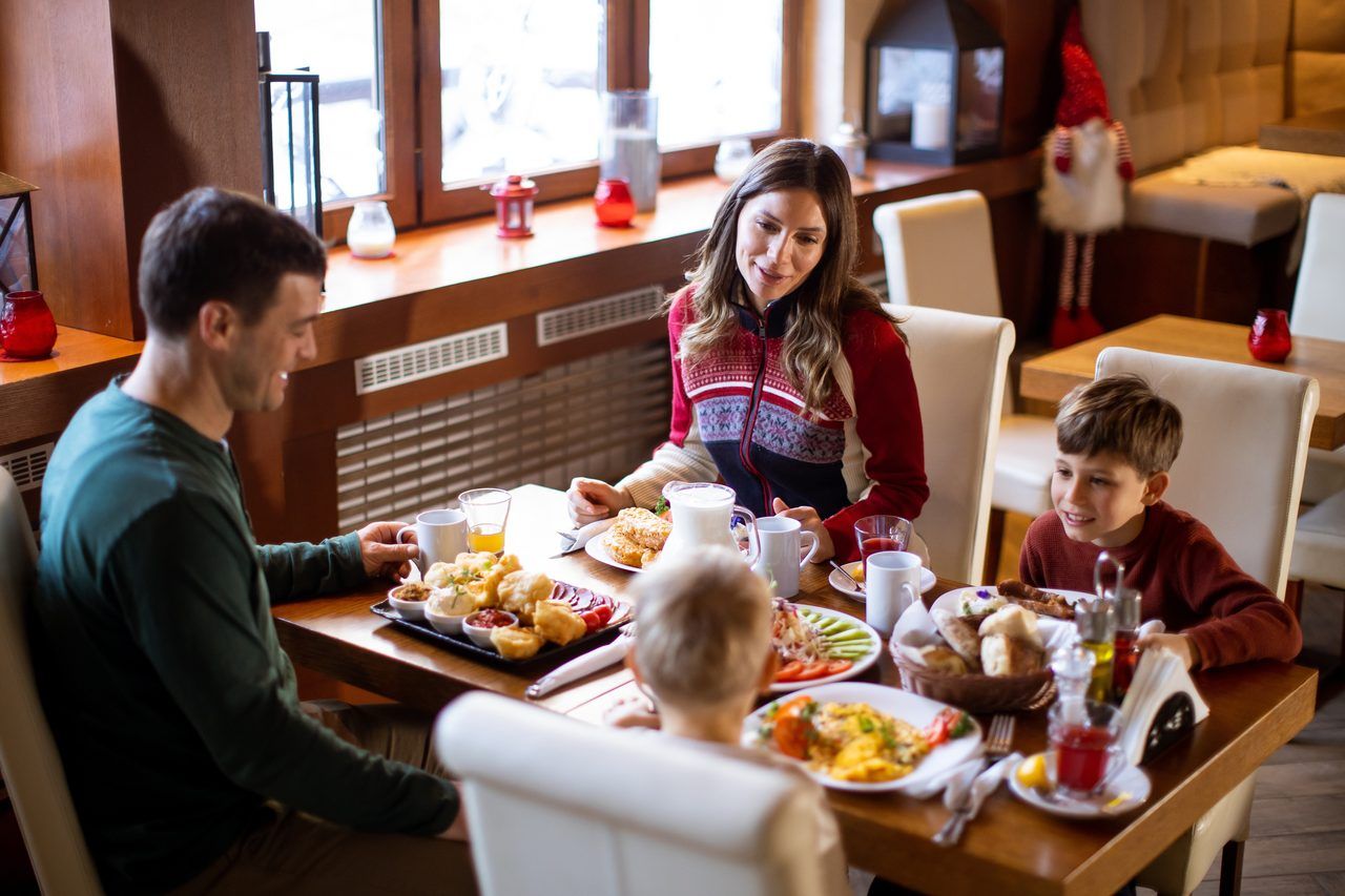 repas en famille restaurant
