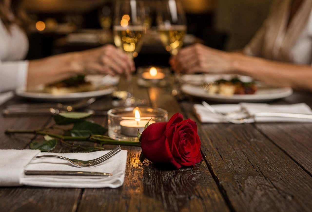 dîner romantique restaurant intime