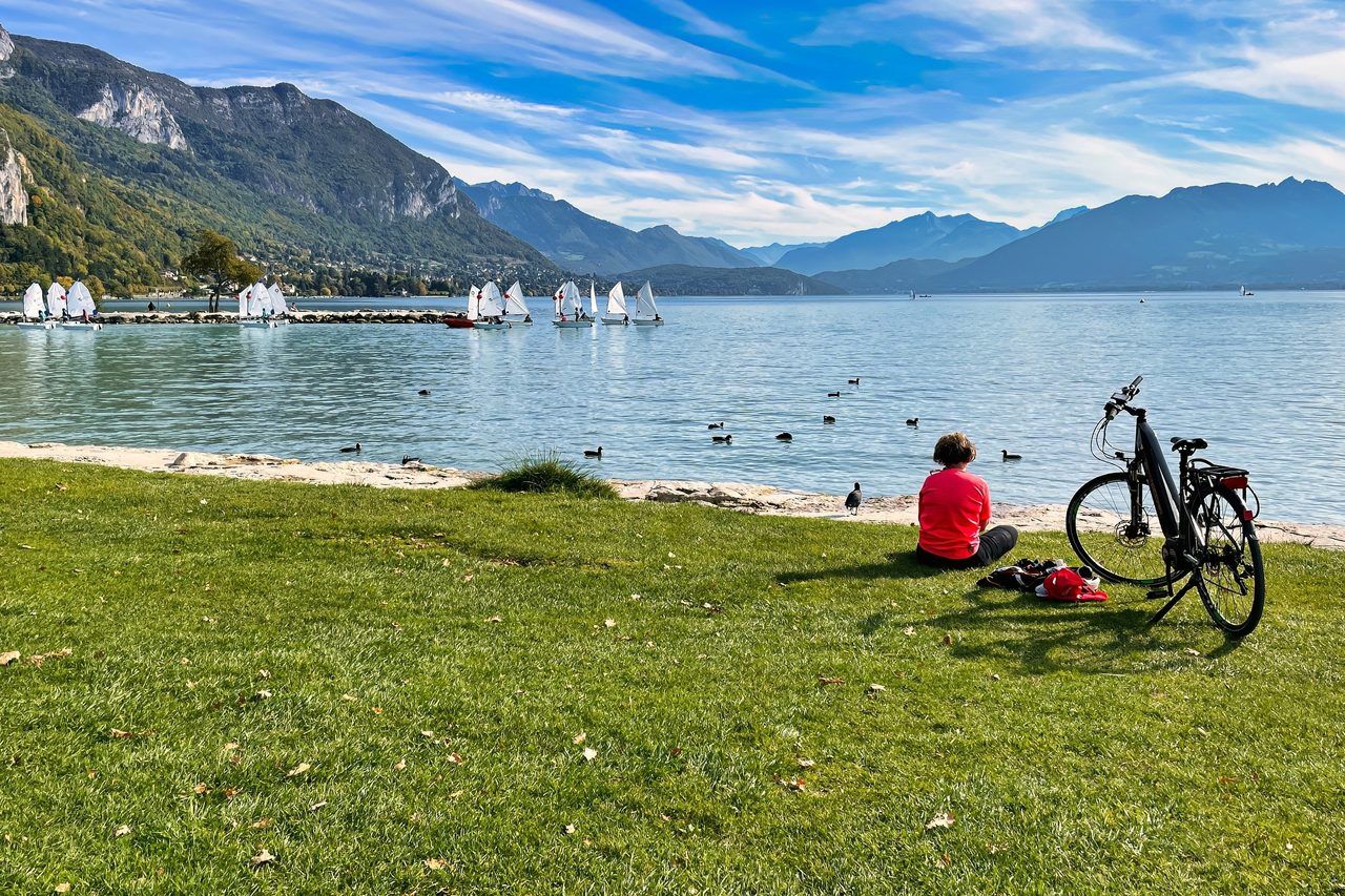 voyage Annecy vélo moto